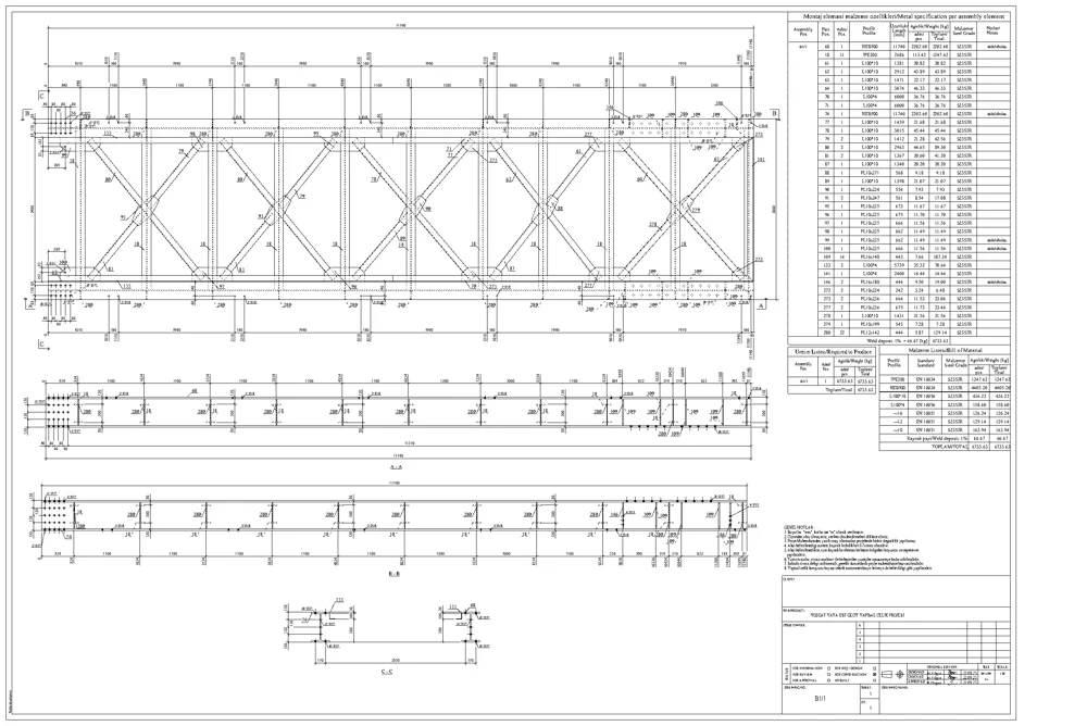 Assembly drawing: B11