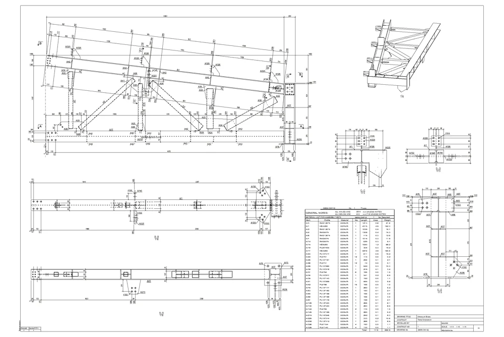 Assembly drawing: 3609-CM12
