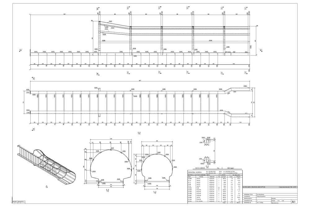 Assembly drawing: 3111-GM2
