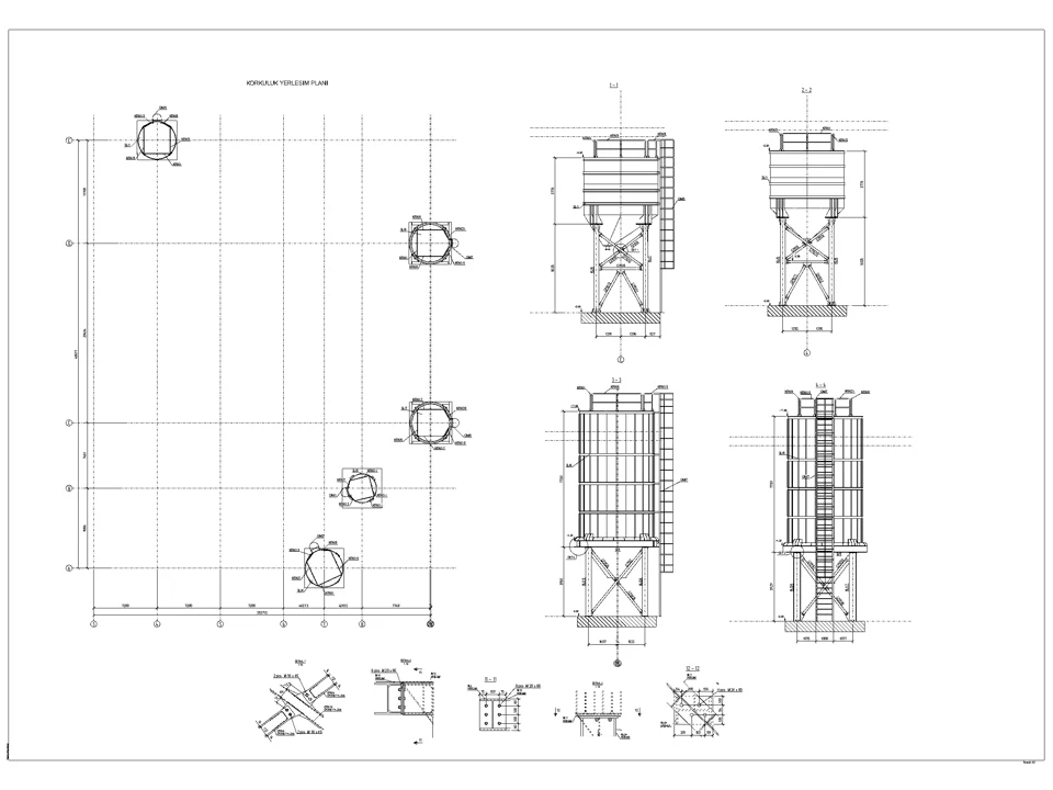 Erection / GA drawing: General arrangement — Sheet 2